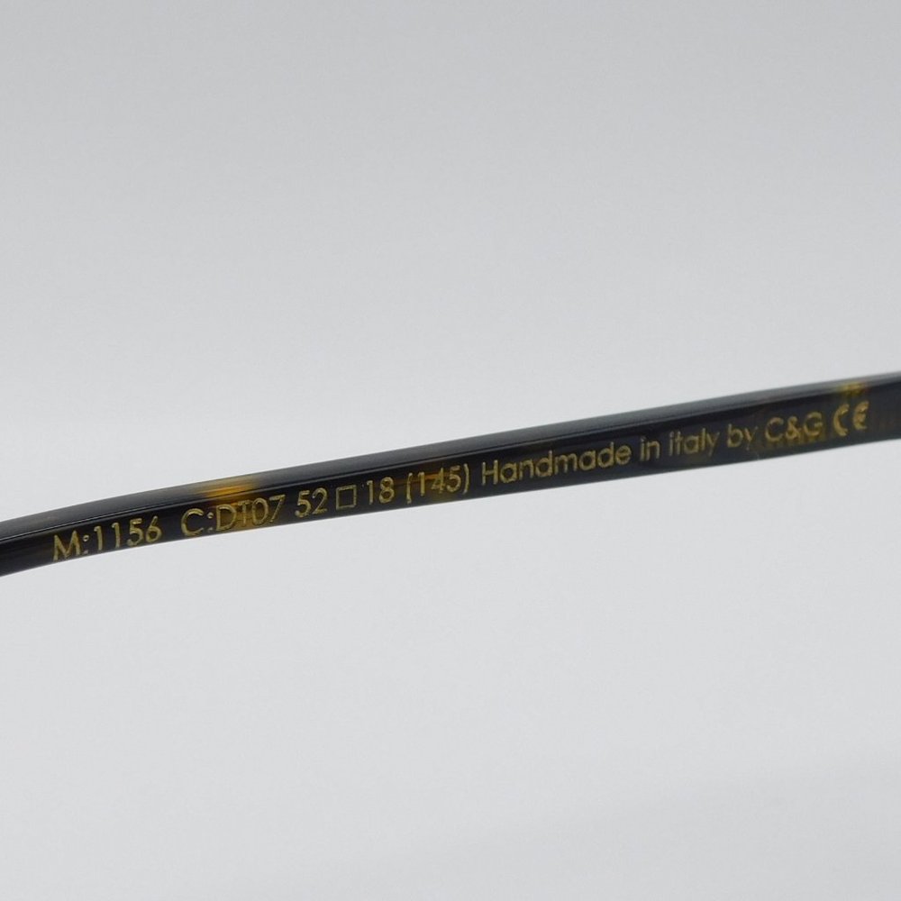 NEW CUTLER AND GROSS OF LONDON CGOP-1156-DT07 DARK TORTOISE CAT EYE EYEG… - Picture 10 of 12